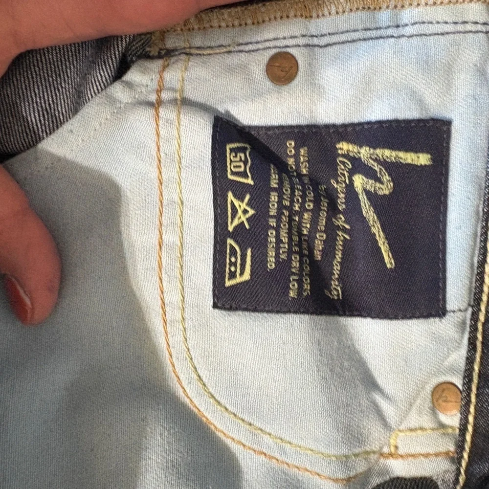 7 For All Mankind Dark Blue Denim Jeans Style 001-058 - Picture 10 of 10
